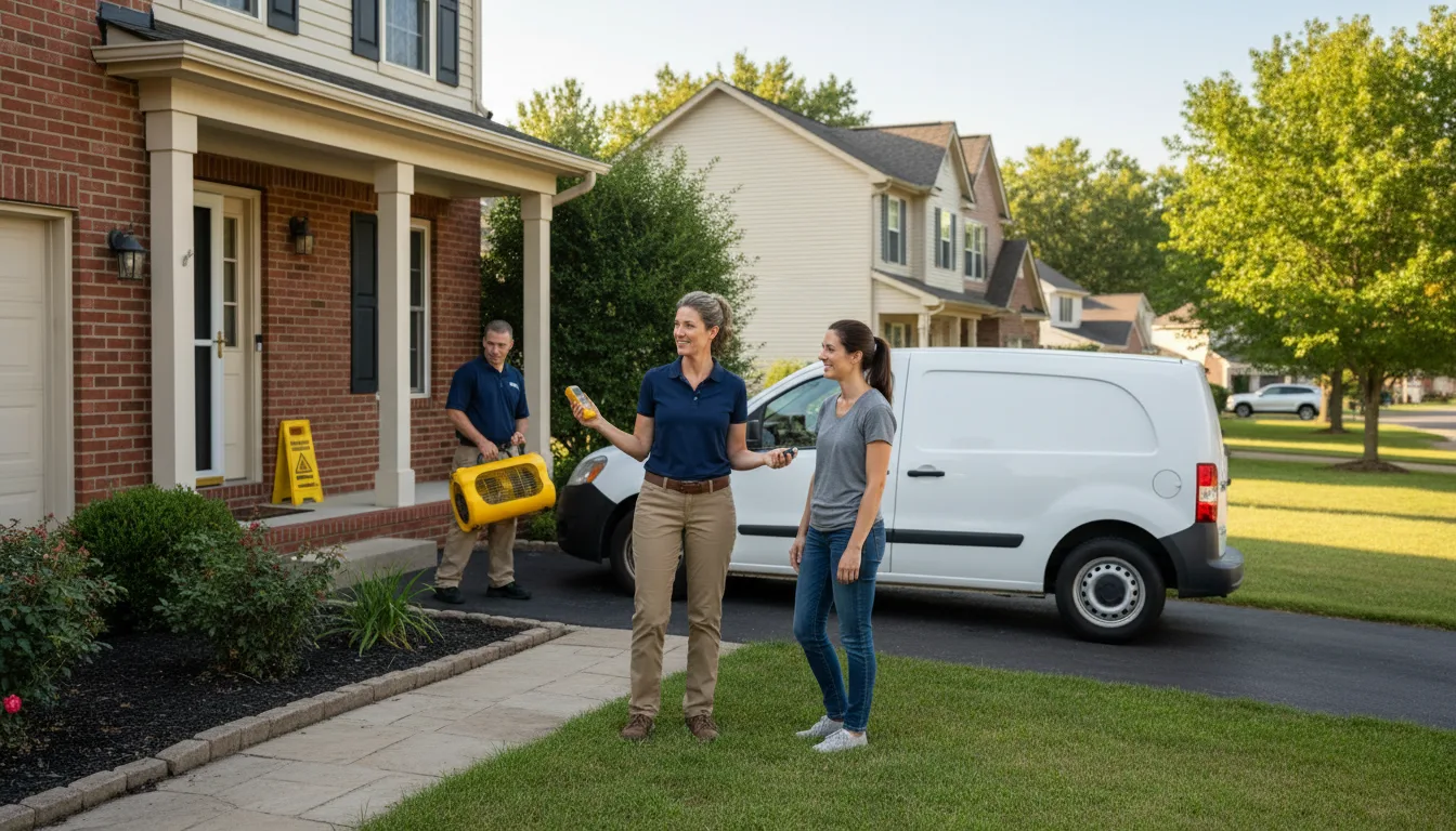 Residential water damage restoration in Erieville, NY